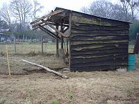 cabane descendue sur remorque de Armand (1)